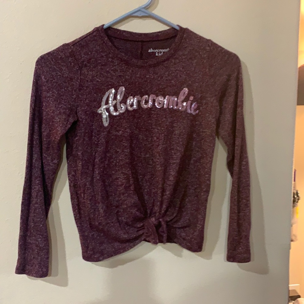 Abercrombie front tie sweater